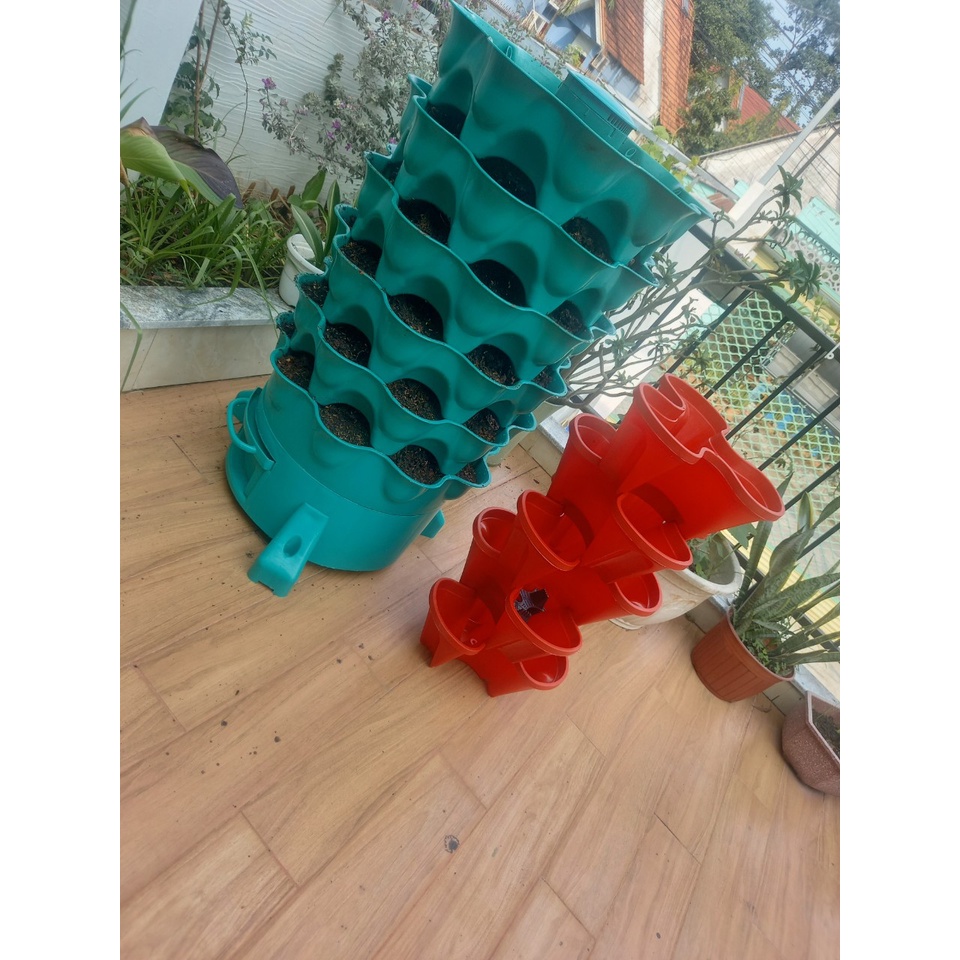 Tháp rau hữu cơ