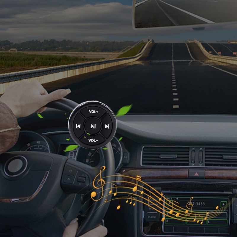 Bộ Điều Khiển Từ Xa Bluetooth Không Dây Gắn Tay Lái Xe Đạp / Mô Tô