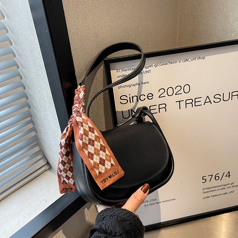 Ielgy Khăn Quàng Cổ Lụa Hình Vuông Nhỏ Màu Trơn Phong Cách Nước Ngoài Tinh Tế Hợp Thời Trang Cho Nữ