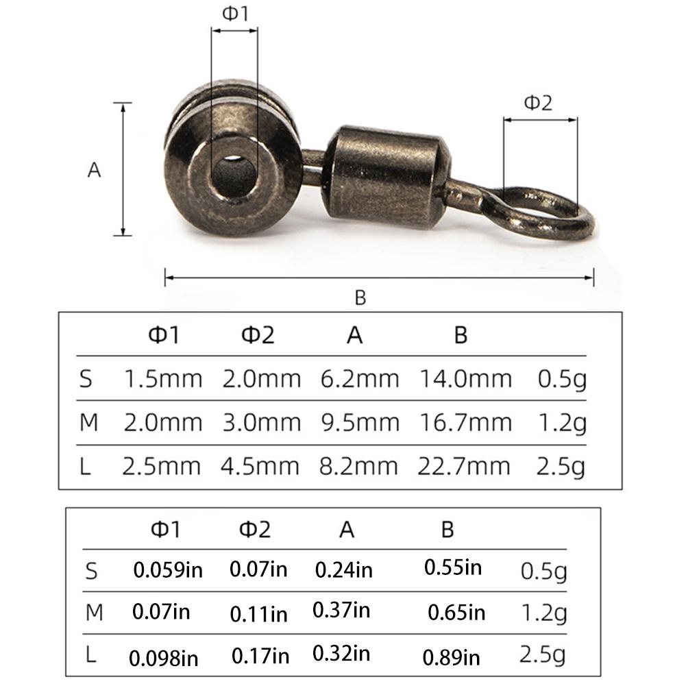 Bộ 10 Phụ Kiện Móc Câu Cá Kiểu Châu Âu Tiện Dụng