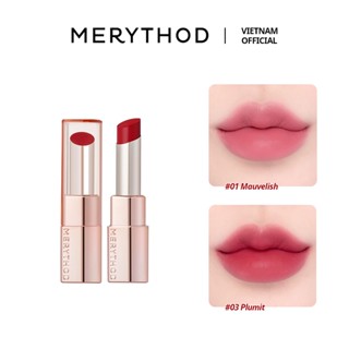 [MERYTHOD] Son môi lì mịn như nhung che vân môi Gurum Fit Lipstick 4.5g
