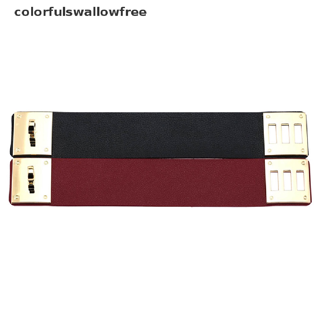 Vòng Tay Da Bản To Đính Nút Kim Loại Nhiều Màu Phong Cách Vintage ABC