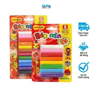 Đất sét - sáp nặn thiên long colokit 8 màu - 12 màu