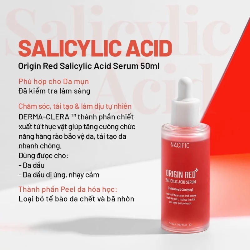 Tinh Chất Tẩy Tế Bào Chết Nacific Origin Red Salicylic Acid Serum 50ml