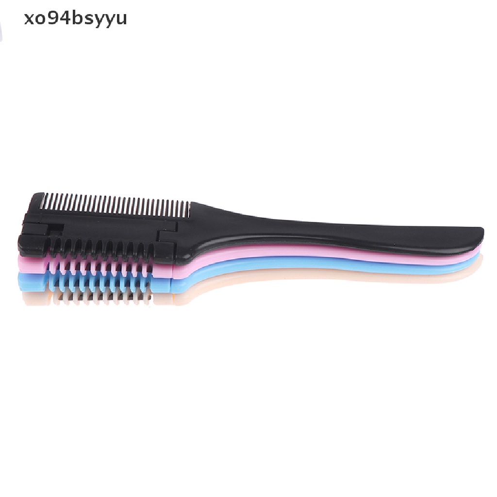 Lược Chải Tóc Xo94Bsyu Thiết Kế Hai Mặt Kèm Lưỡi Dao Tiện Dụng