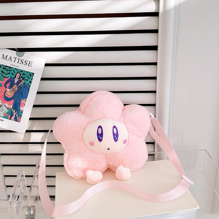 Sanrio gấu dâu Lotso Túi Xách Đeo Vai Sức Chứa Lớn Họa Tiết Hoa Hoạt Hình Thời Trang