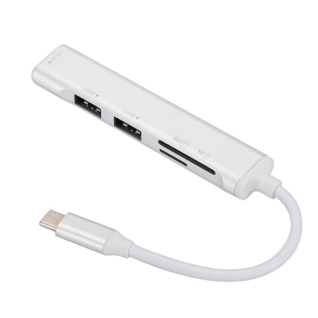 Bộ Chia Cổng USB 2.0 Type-C Đa Năng 5 Trong 1 Cho Laptop