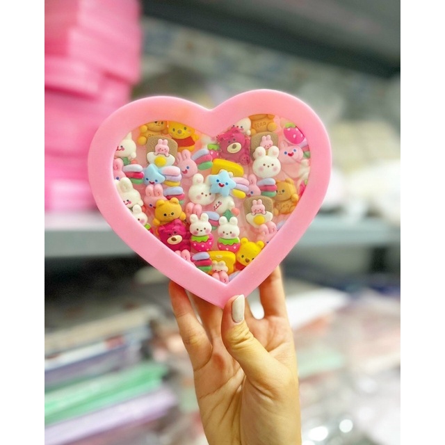 Set 5 Chiếc Nhẫn Nhựa Mẫu Hoạt Hình Cute Cho Bé