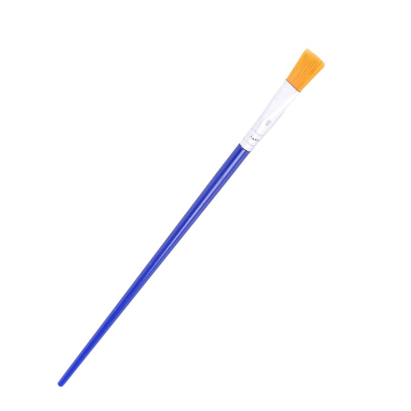 Set 100 Cọ Vẽ Tranh Màu Nước Acrylic Dầu Đầu Dẹt Cỡ Lớn Cho Trẻ Em / Người Lớn