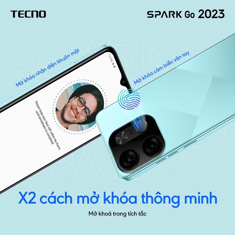 Điện thoại Tecno SPARK GO 2023 4GB/64GB - Helio A22 | 5000 mAh | 6,6" HD+