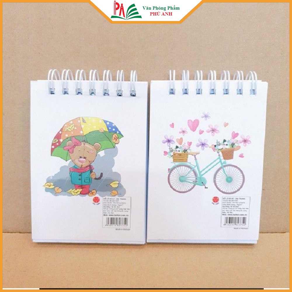 Sổ lò xo A7 200 trang Hải Tiến