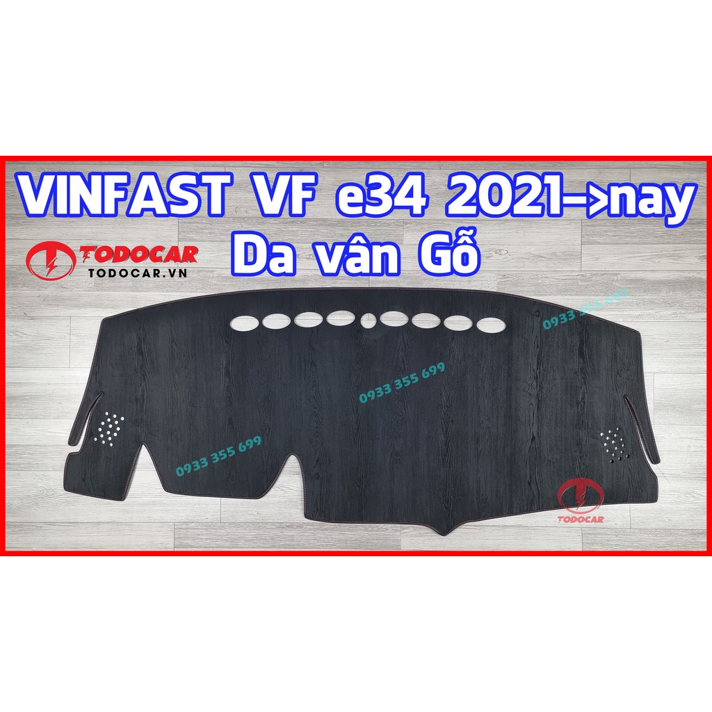 Thảm Taplo VINFAST VF e34  bằng Nhung lông Cừu, Da vân Carbon, Da vân Gỗ 2021 2022 2023 2024 2025
