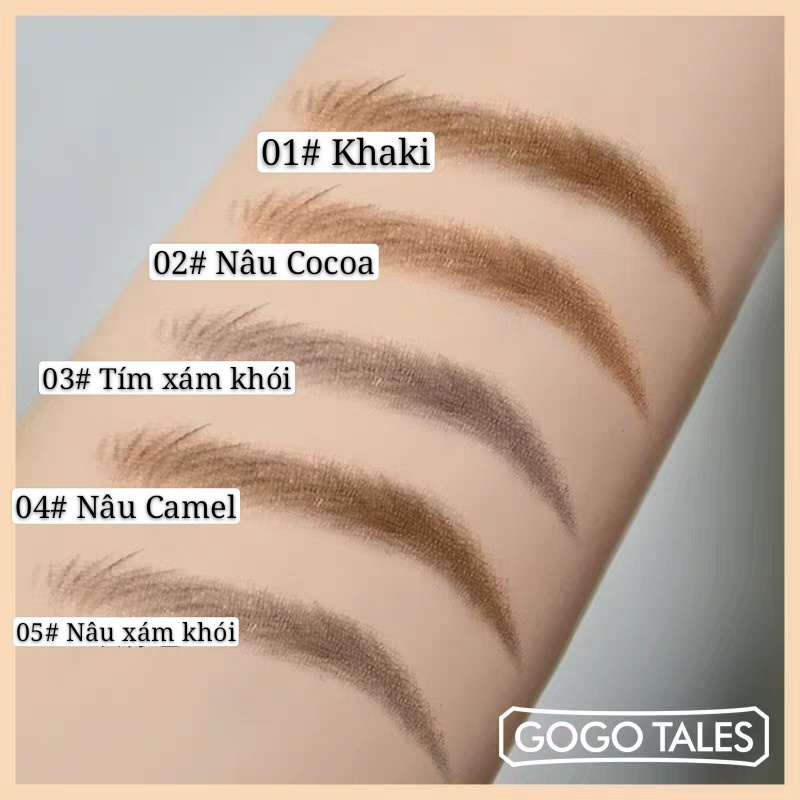 Chì kẻ mày Gogo Tales Fiber Mist Ultra Fine Eyebrow Pencil