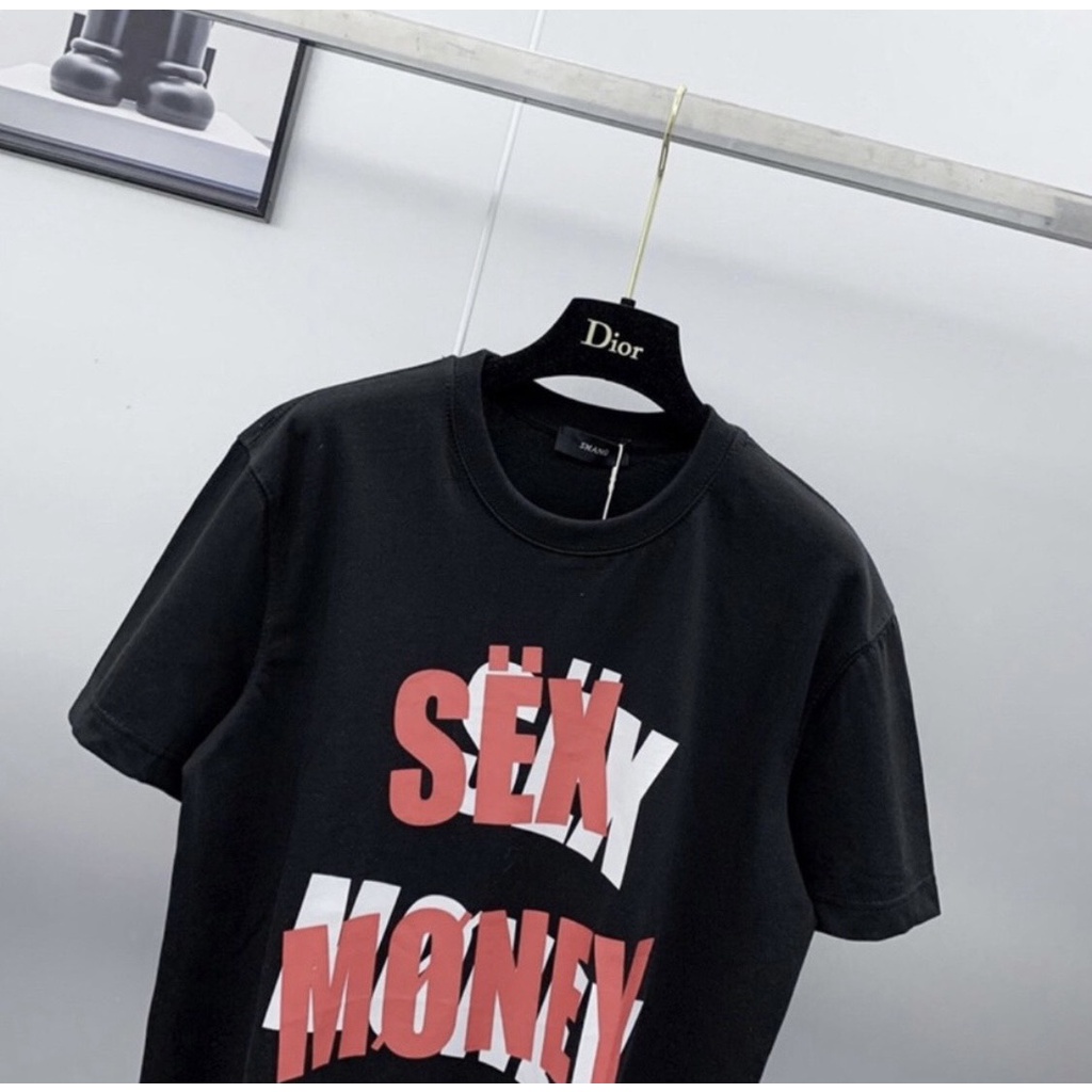 Áo Phông Sex Money Drug Chất Liệu Cotton Co Giãn 4 Chiều Hình In 5D - Áo From Dáng Unisex Nam Nữ