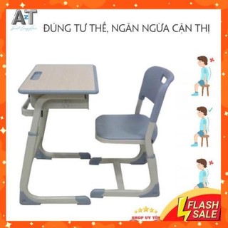 Bàn ghế học sinh - Bộ bàn ghế học sinh chống gù chống cận