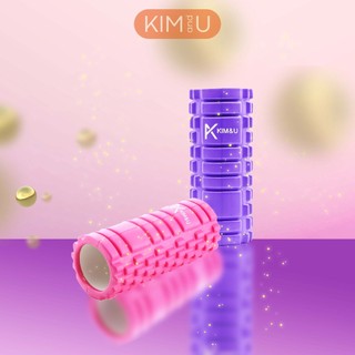Foam roller knu ống lăn giãn cơ cao cấp, massage cơ bắp sau tập gym yoga