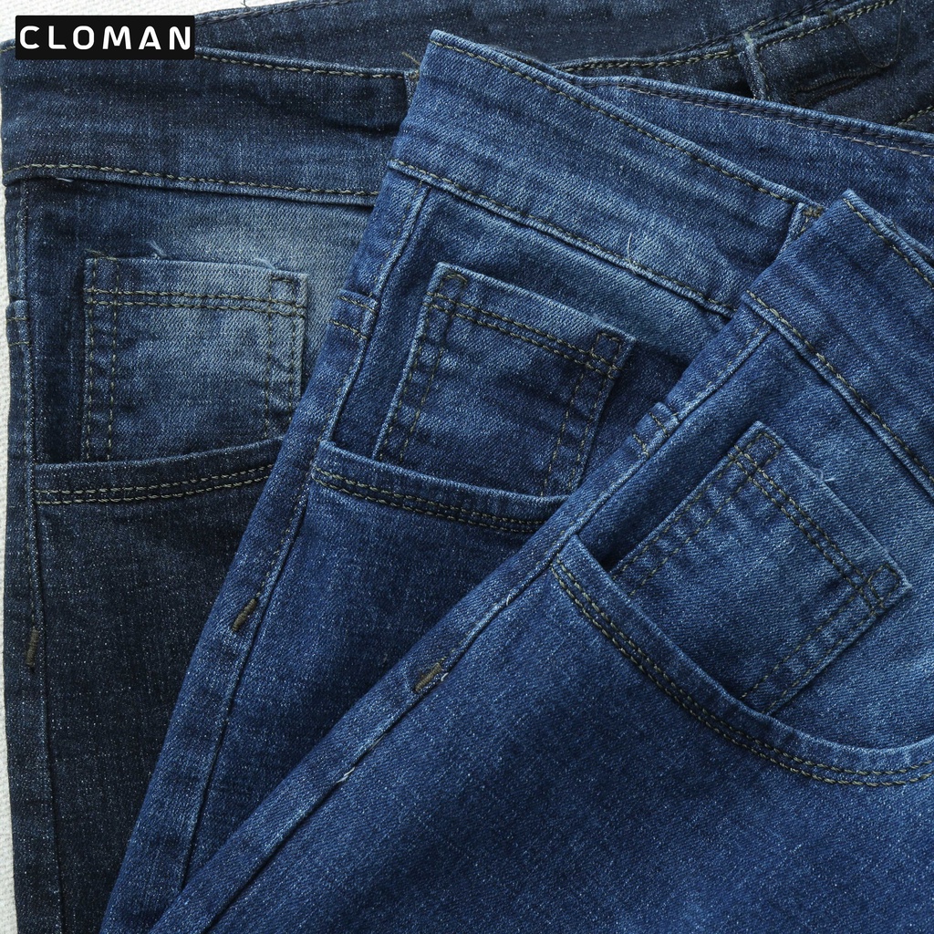 Quần jeans dài nam Bigsize 60-90kg PAMAN dáng basic co giãn rộng rãi 5 màu cao cấp dày dặn chất lượng 004QD