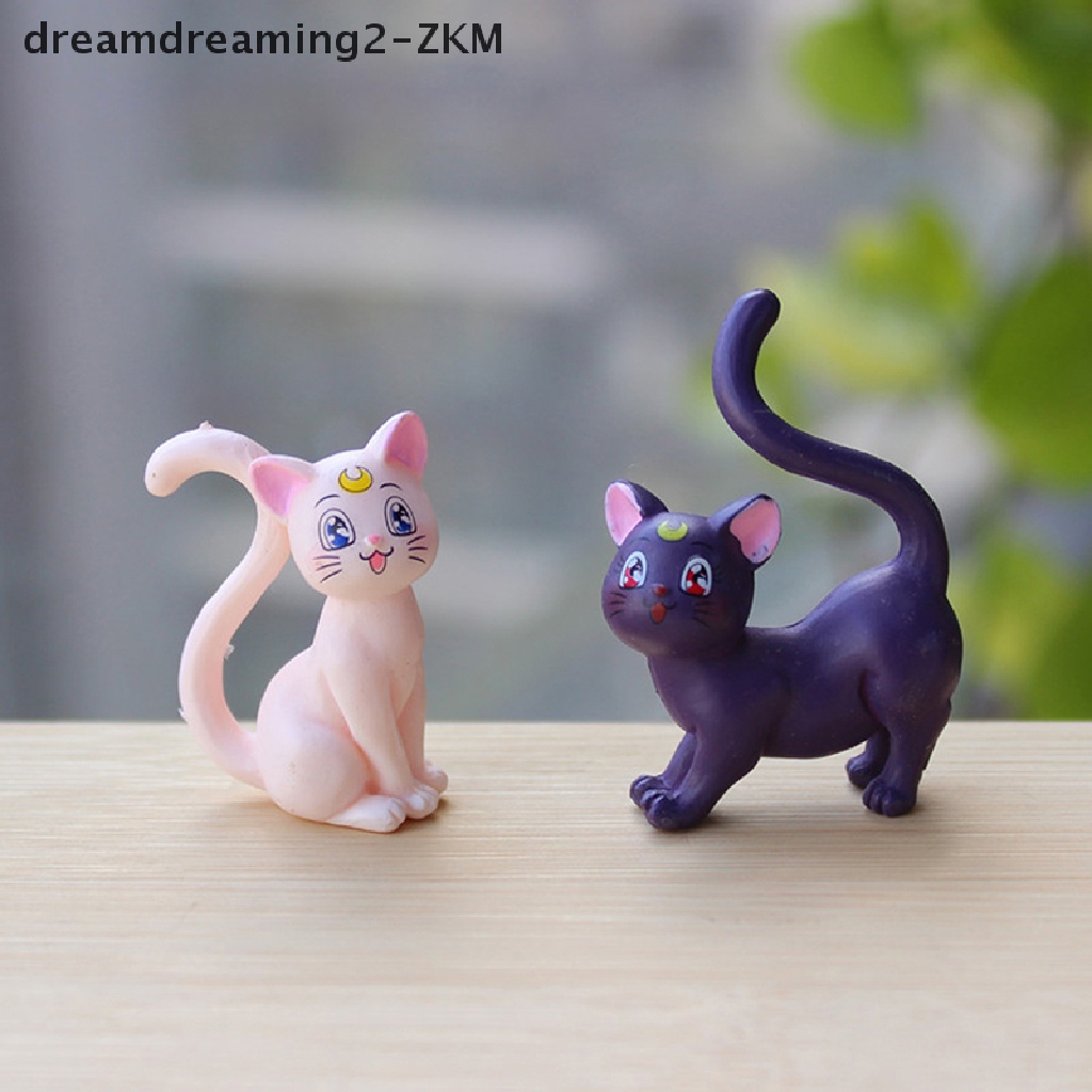 Búp Bê PVC Hình Chú Mèo Dễ Thương Trang Trí Bàn Làm Vườn Tiểu Cảnh