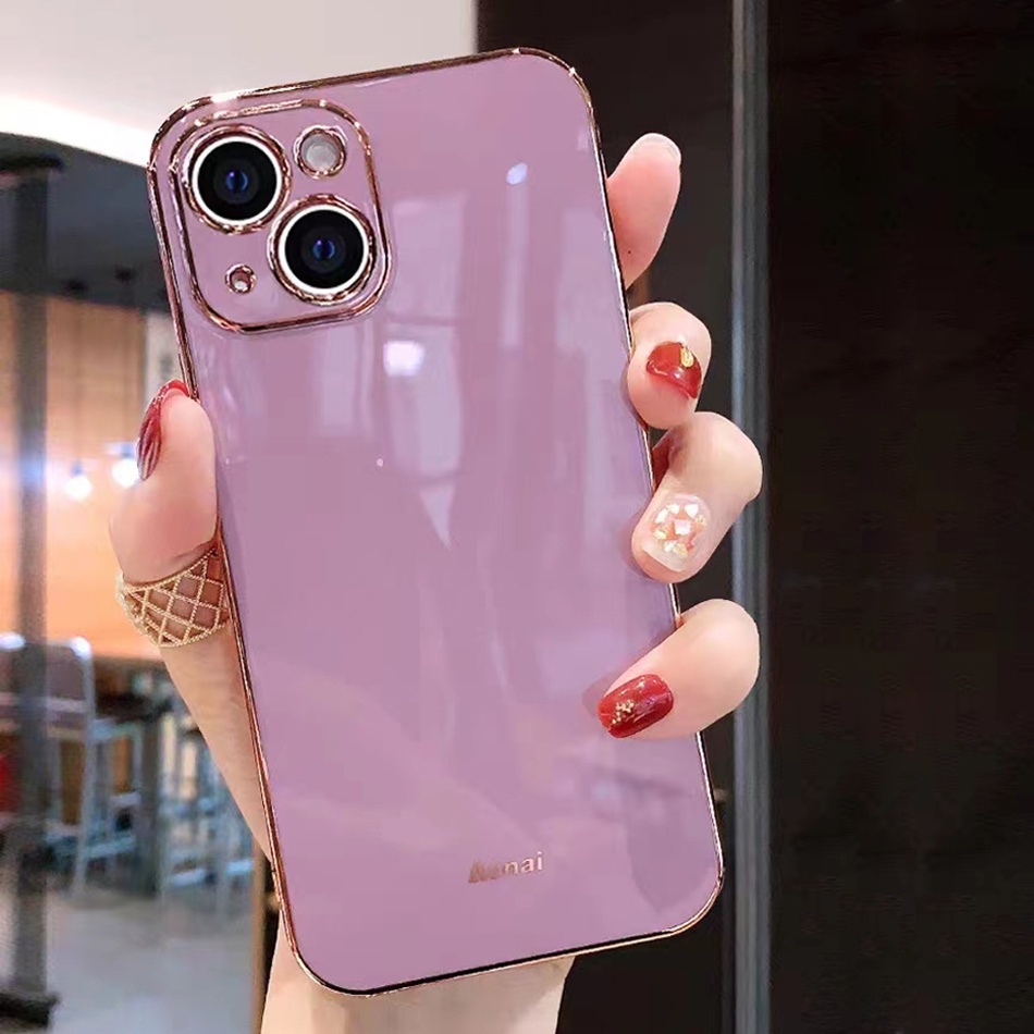 Ốp Điện Thoại Bằng Silicon Mềm Mạ Viền Cho Samsung Galaxy S10 Lite S10 S8 S9 Plus