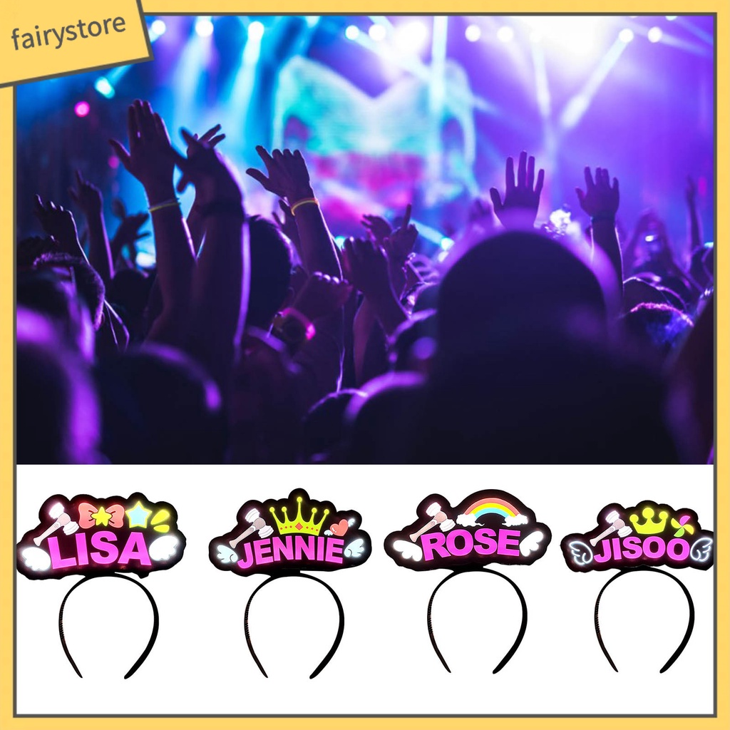 [Fairy1] Băng Đô Màu Đen Bằng Acrylic Chống Trượt Có Thể Tháo Rời Hỗ Trợ Quạt