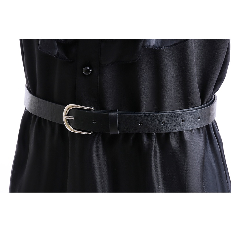 Đầm Ren Đen Hóa Trang Adams 2023 Cho Bé Gái Từ 3-12 Tuổi