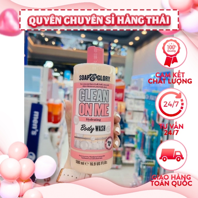 Sữa tắm clean on me 500ml