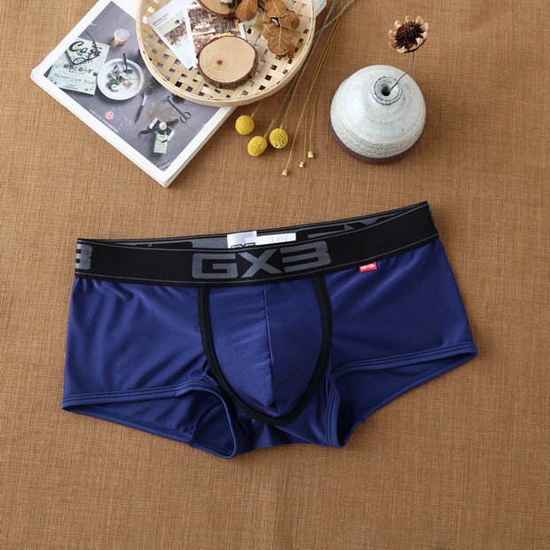 Quần Lót boxer Vải Lụa Lạnh Thoải Mái Cho Nam