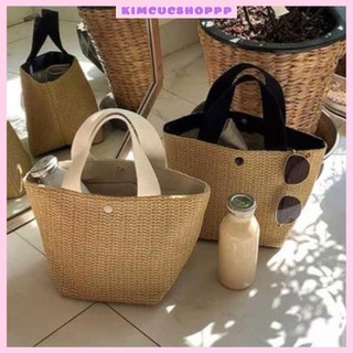Túi Cói Cầm Tay Bản To🌸FREESHIP🌸Túi đeo vai GaLiCiCi bằng vải rơm dệt thời trang đi biển cho nữ (tuyển sỉ)
