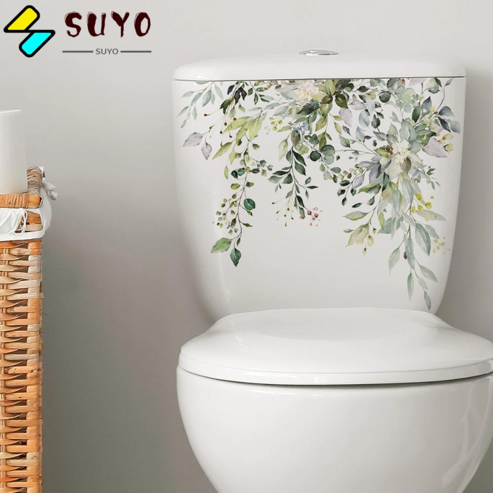 Bộ 2 Miếng Dán Tường Bằng Pvc Tự Dính Trang Trí Nhà Tắm