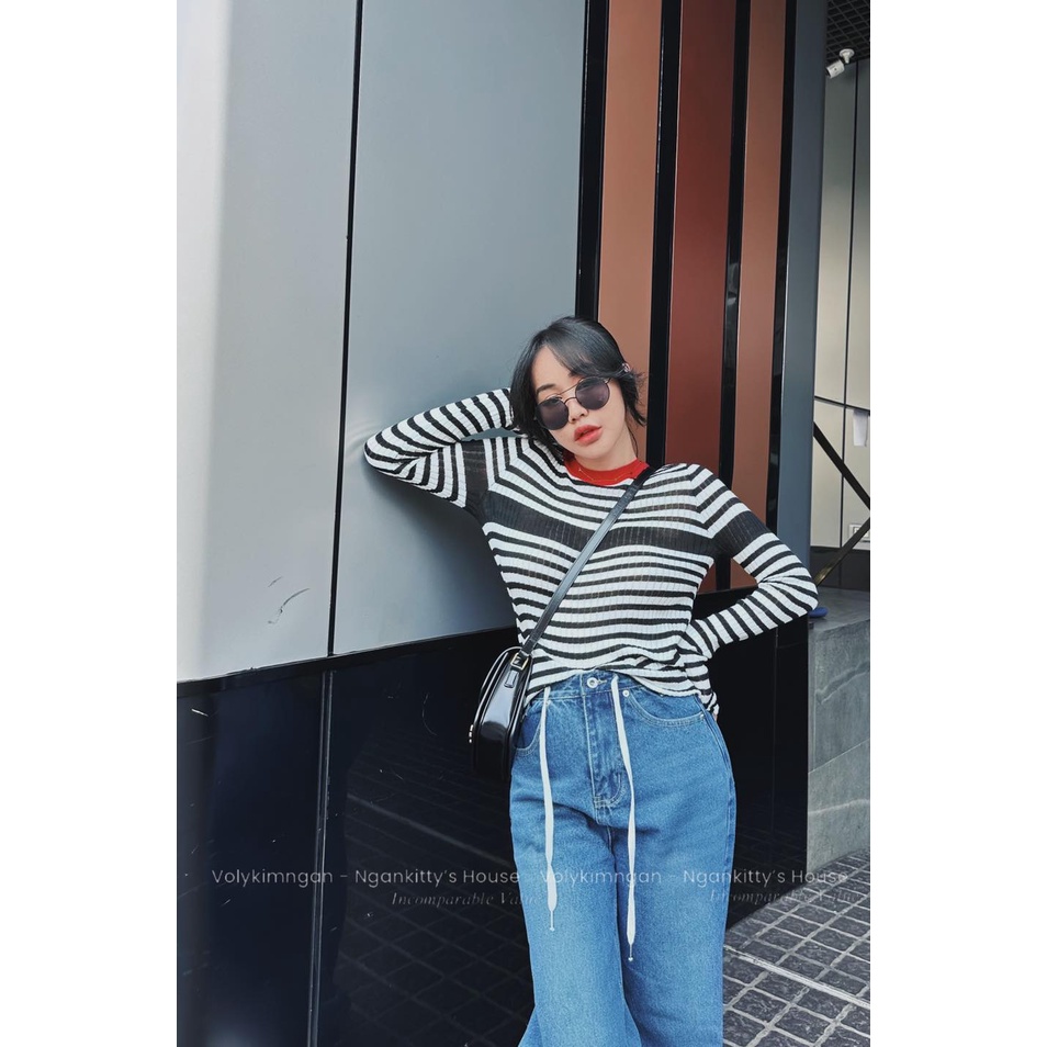 Quần je.an dây cột Jen.ni.e