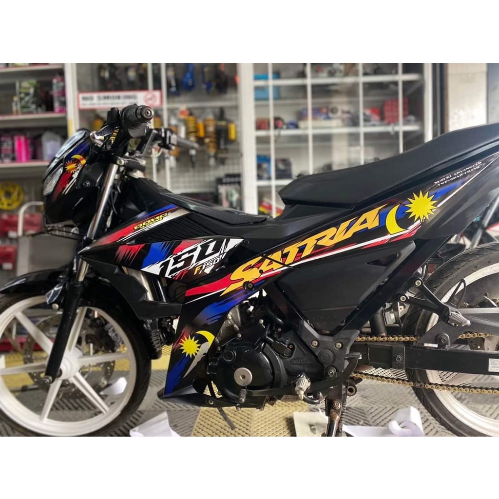 Tem Rời Raider Satria Cờ Malay