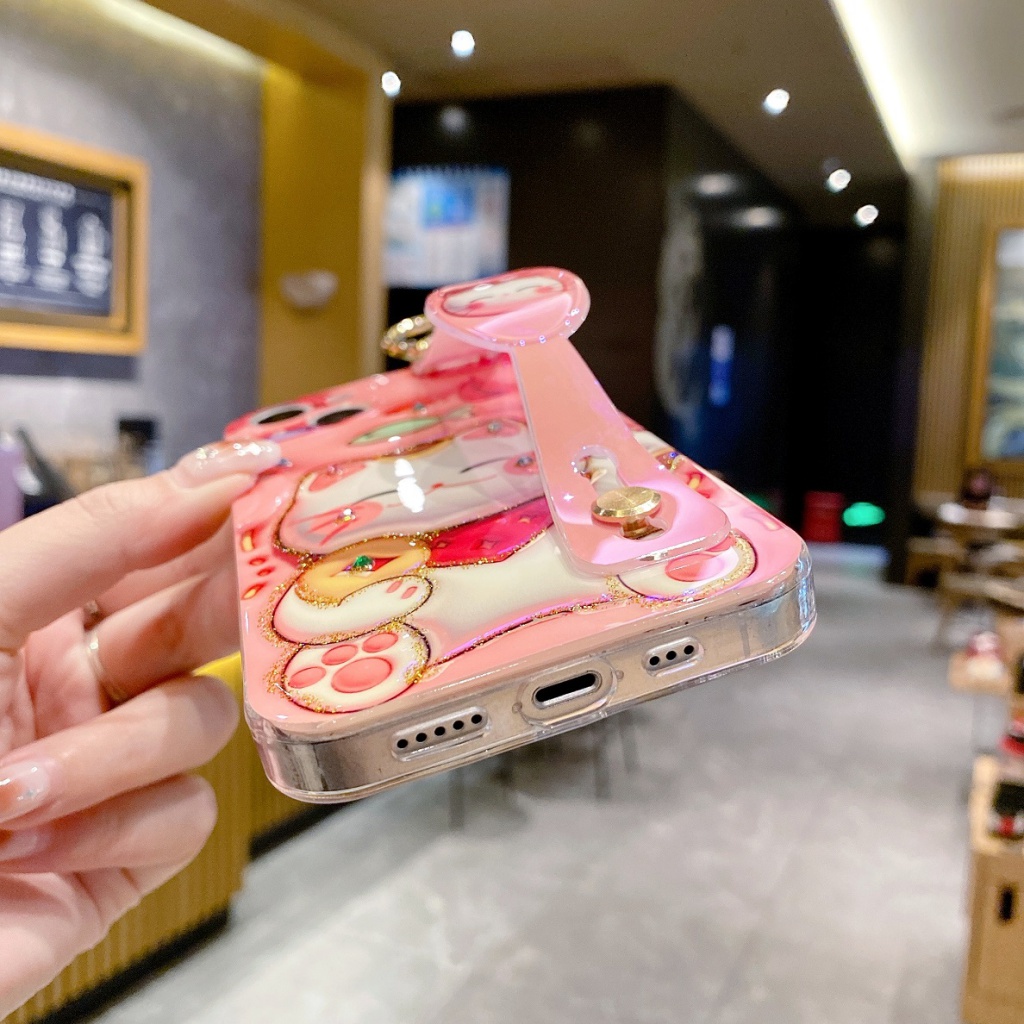 Ốp Lưng Hình Mèo Cầu Tài Nhiều Mẫu Mã Cho Điện Thoại iPhone X Xr Xsmax 11 12 13 14 Pro Max
