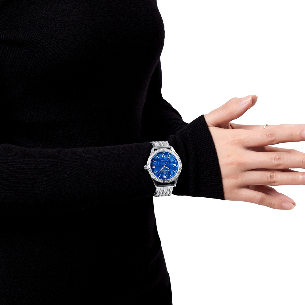 Đồng Hồ Analog Máy Quartz NAVIFORCE 5028 Dây Lưới Siêu Mỏng Chống Thấm Nước Kiểu Dáng Sang Trọng Dành Cho Nữ