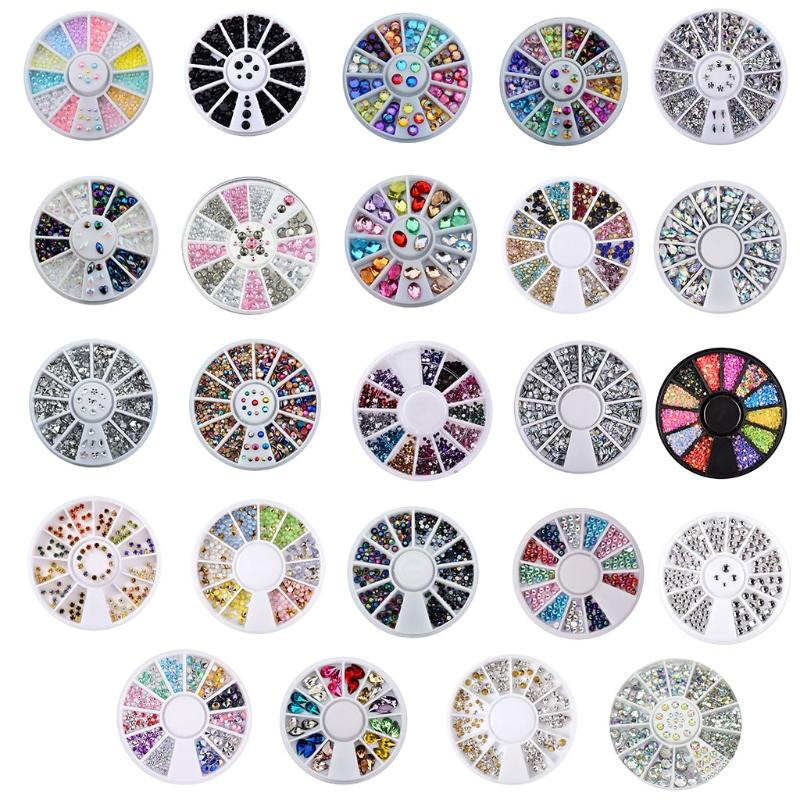 Hạt Pha Lê 3D Nhiều Màu Đính Móng Nghệ Thuật Cho Nữ