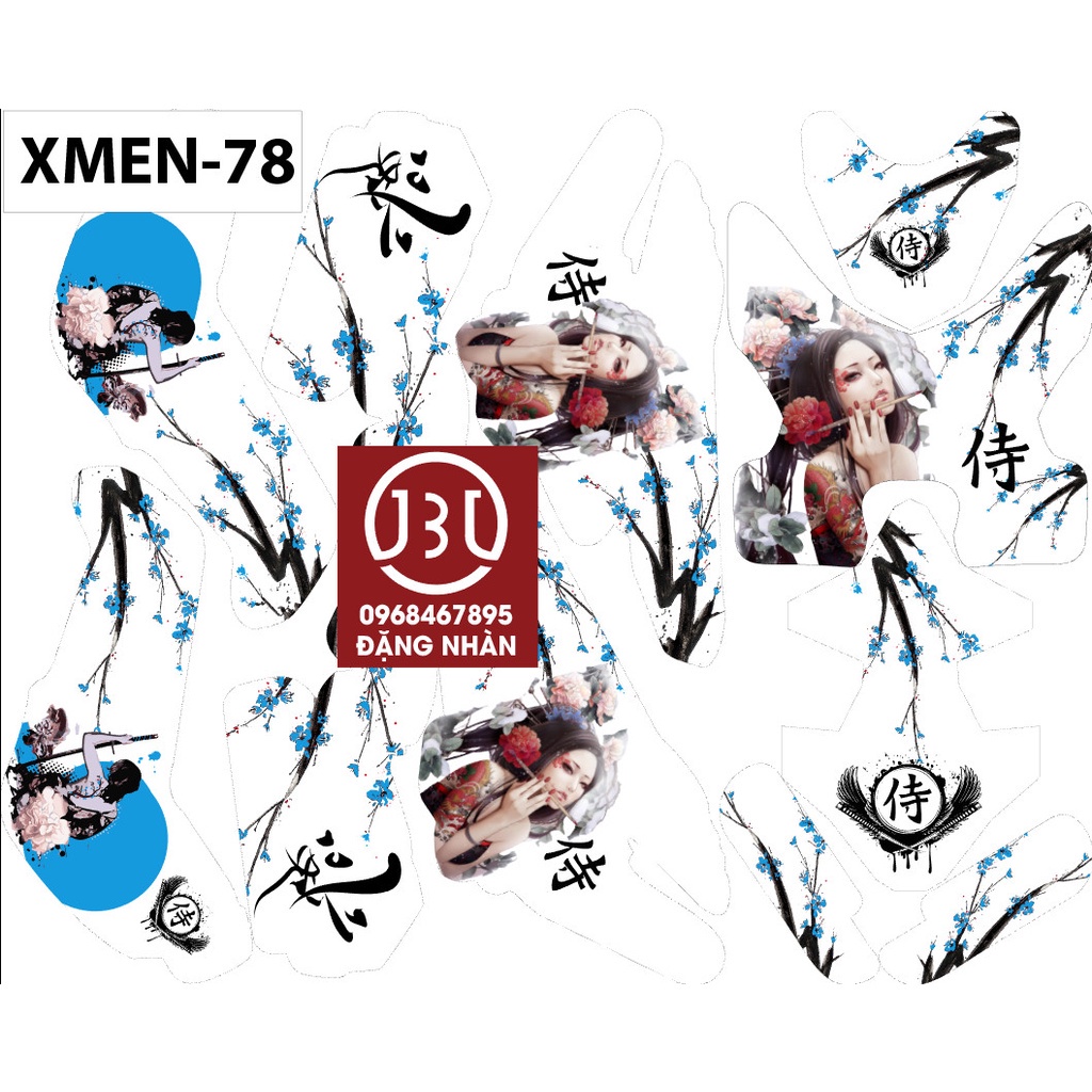 TEM TRÙM XE ĐIỆN XMEN MÃ 78 Ý TƯỞNG TỪ NHỮNG SAMURAI