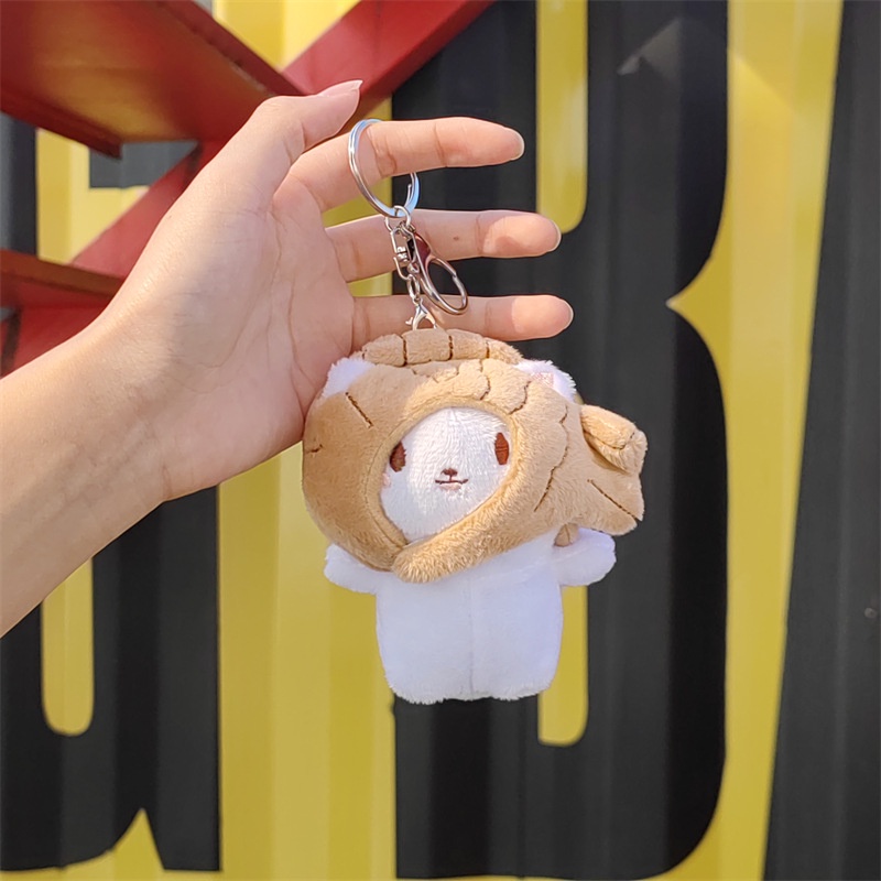 Móc Khóa Hình Mèo Kitty Nhồi Bông Dễ Thương Có Thể Tháo Rời