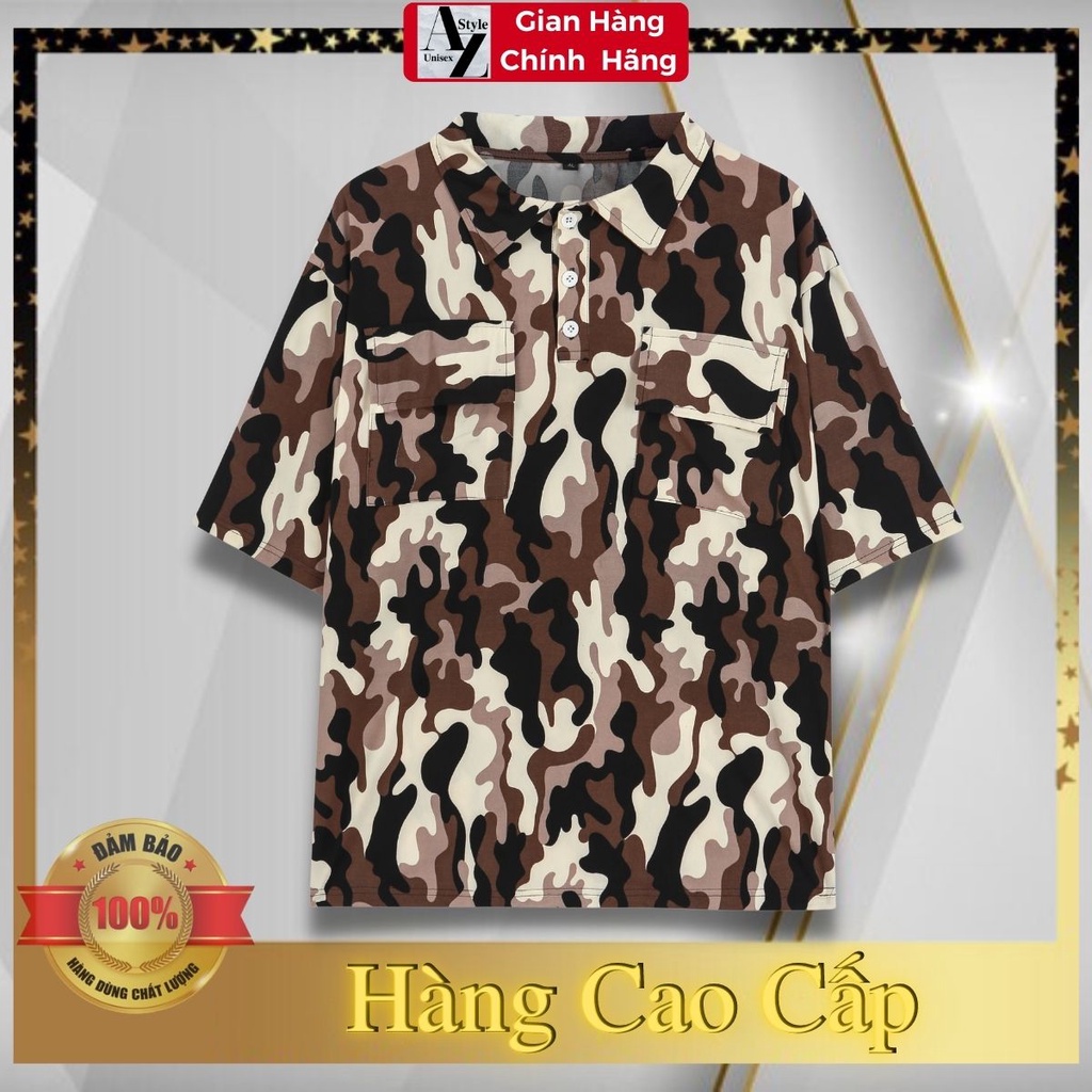 Áo thun polo nam có cổ họa tiết rằn ri tay lỡ, vải thun cotton 100% thoáng mát, mềm chống nhăn