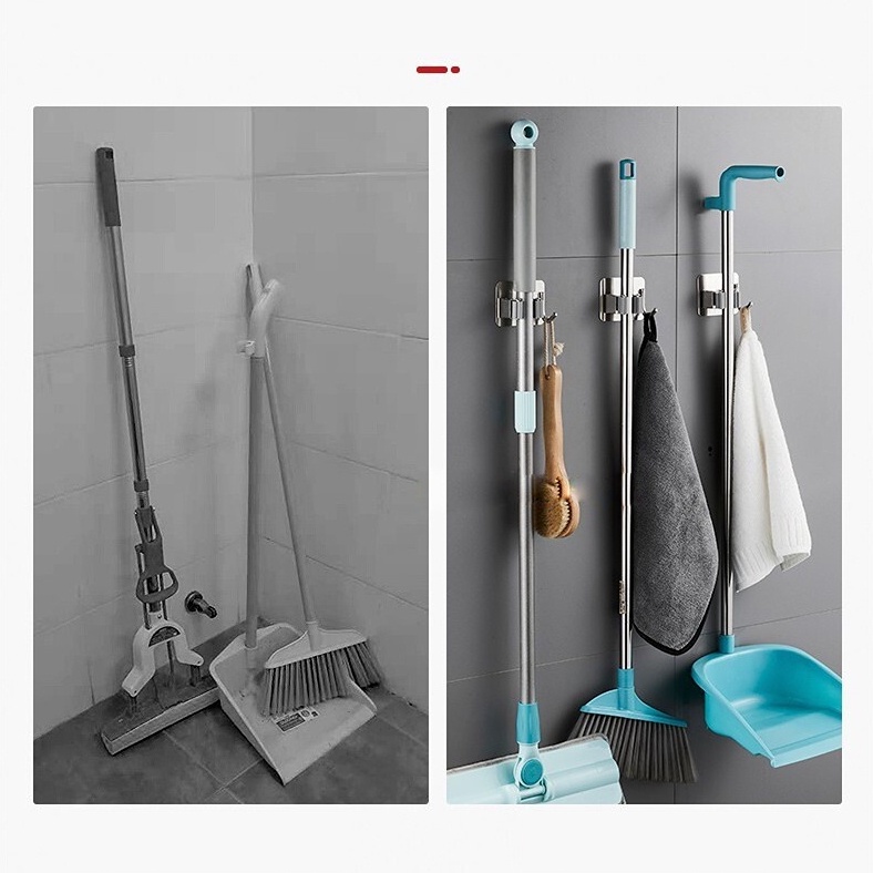 Móc Treo Cây Lau Nhà Bằng Thép Không Gỉ 304 JP5