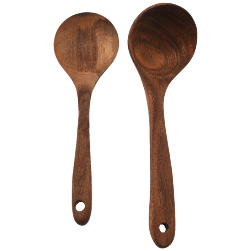 Bộ 5 Muỗng Gỗ Không Dính Có Thể Tái Sử Dụng Cho Nhà Bếp