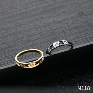 Nhẫn Titan không đen không gỉ N118
