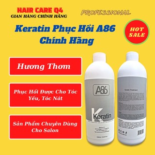 Keratin a86 phục hồi làm thẳng tóc, chuyên dùng cho tóc hư nát, khô xơ, cháy ngọn - hair care q4