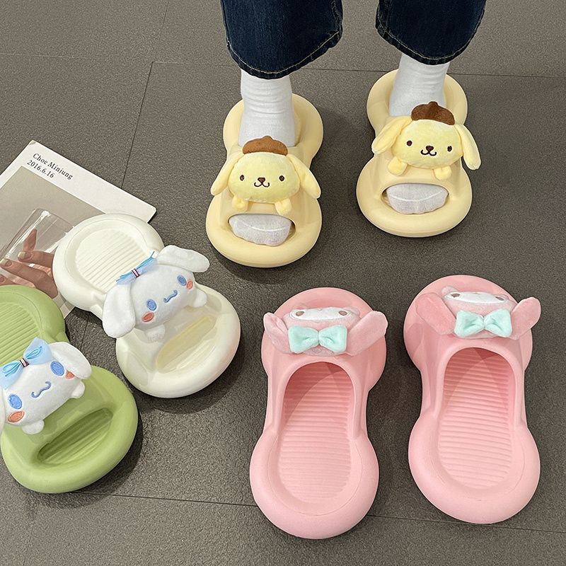 Dép Sandal Đế Dày Chống Trượt Họa Tiết Hoạt Hình Dễ Thương Thời Trang 2023 Cho Nữ