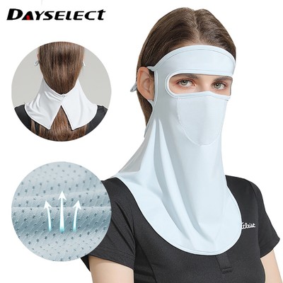 Khẩu Trang Bằng Lụa Lạnh Thoáng Khí Thấm Hút Mồ Hôi Chống Tia UV