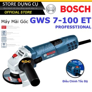 720w máy mài góc 100mm bosch gws 7-100 et 06013885k0 | máy cắt cầm tay công tắc trượt - điều chỉnh tốc độ gws 7-100et