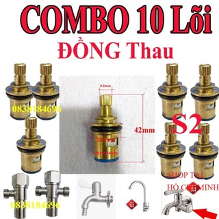 ComBo 10 Lõi Ruột Lõi Vòi Rumine, vòi hồ, lõi thay thế cho vòi hồ, lõi thay thế cho T cầu, van chữ F inox 304.