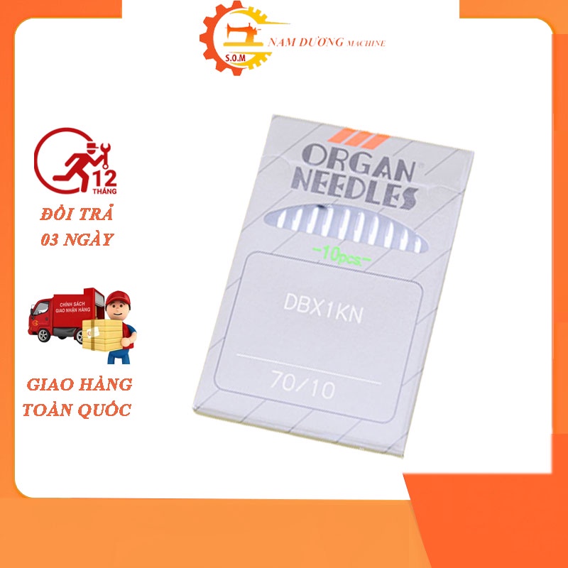 Kim máy may Nhật DBx1 KN đầu tròn  hãng Organ   ( 100 cây )