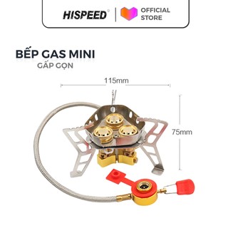Bếp Gas Du Lịch mini Gấp Gọn Chống Gió Bếp gas Cắm Trại, Nghỉ dưỡng, hàng Công Ty xuất khẩu chính ngạch
