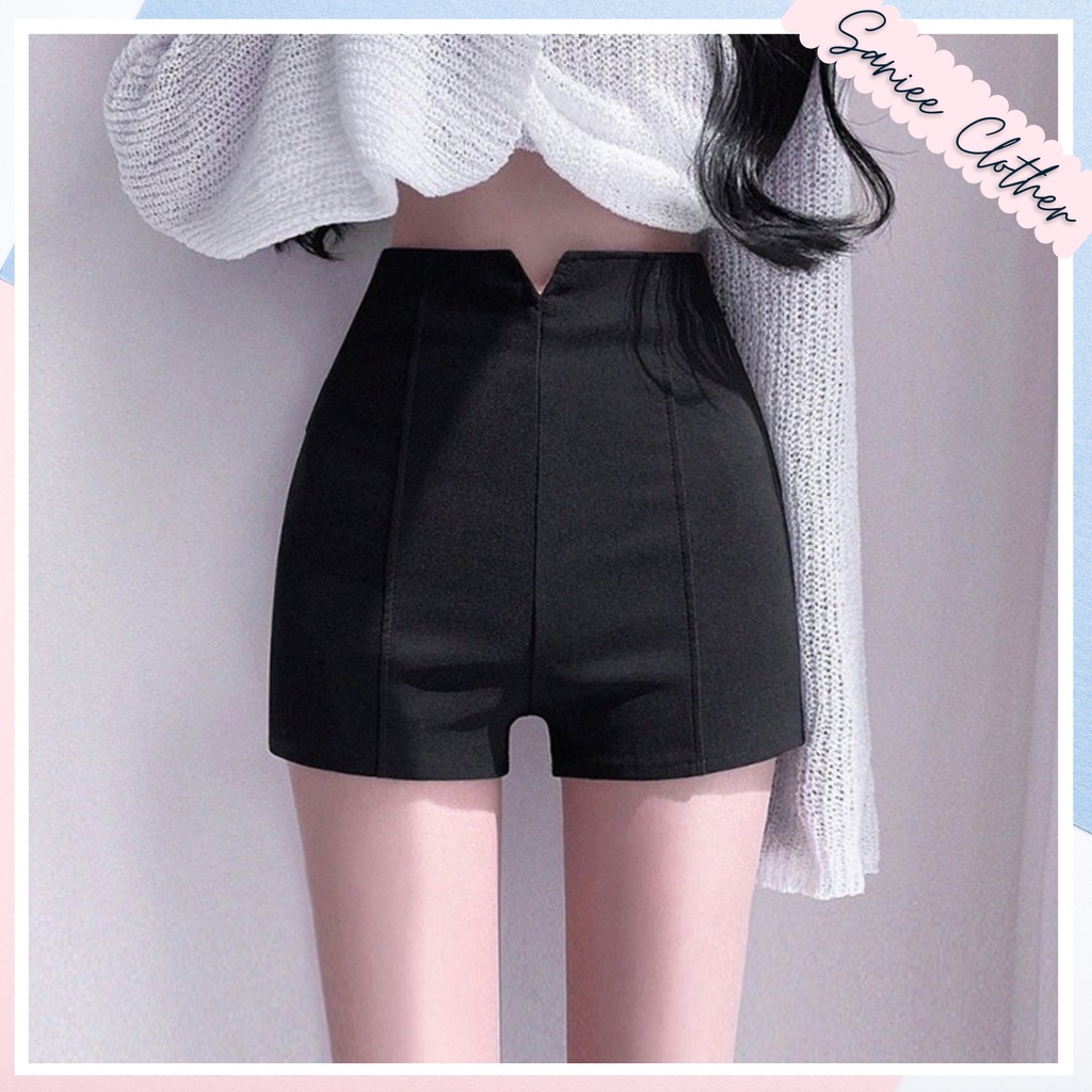 Quần short đùi nữ dance cạp cao lưng cao chất umi co dãn 4 chiều tôn dáng cho nữ SanieeClothes