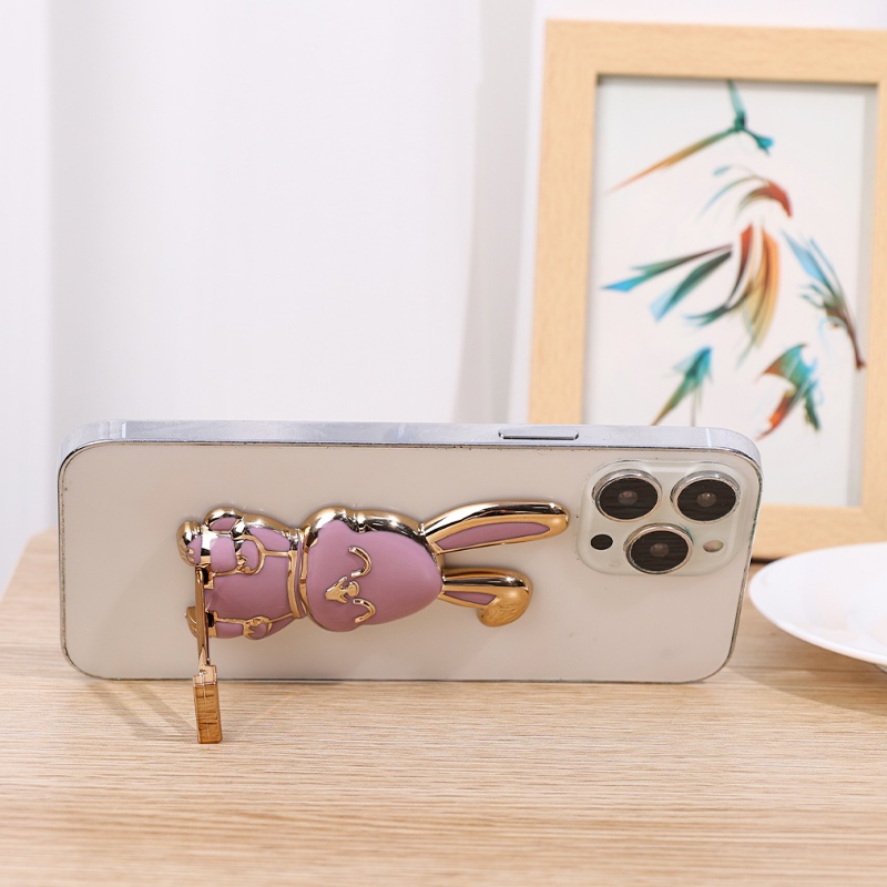 Giá Đỡ Điện Thoại Dạng Nhẫn Đeo Ngón Tay Hình Thỏ Đáng Yêu