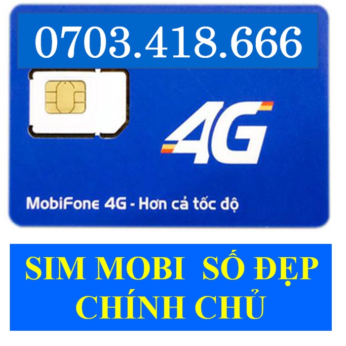 Sim Mobi Số Đẹp, Sim tam hoa 666 vip, sim mobi trả trước chính chủ